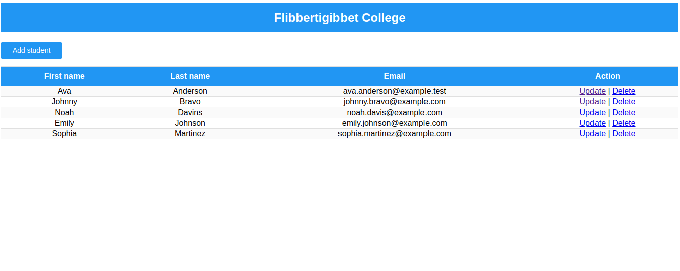 Student Tracker